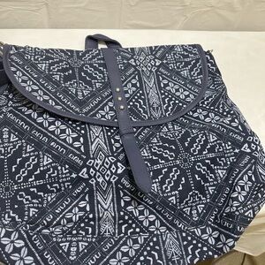 Stylish Black and White Patterned Women's Bag